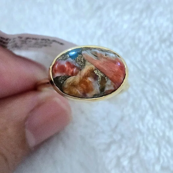 Shivam Copper Turquoise Ring💍 - NWT - Picture 4 of 16